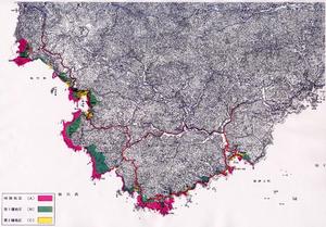 保護地域分布図