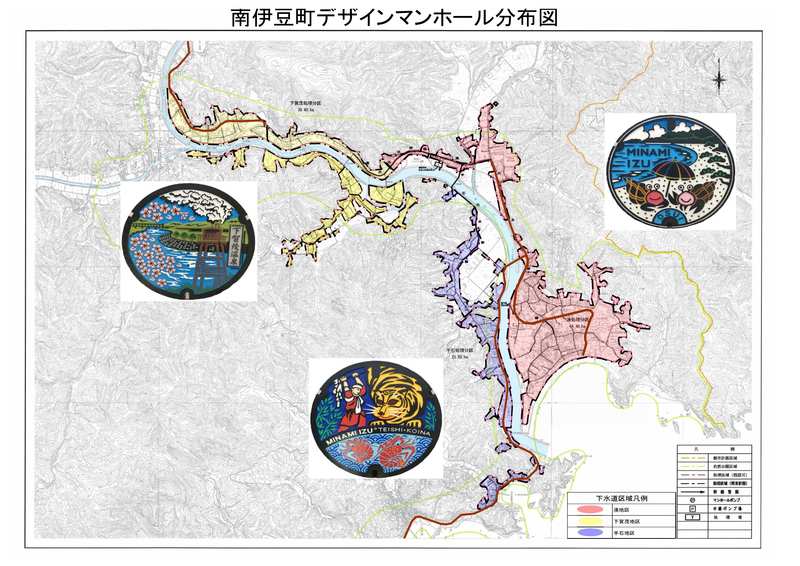 マンホール分布図