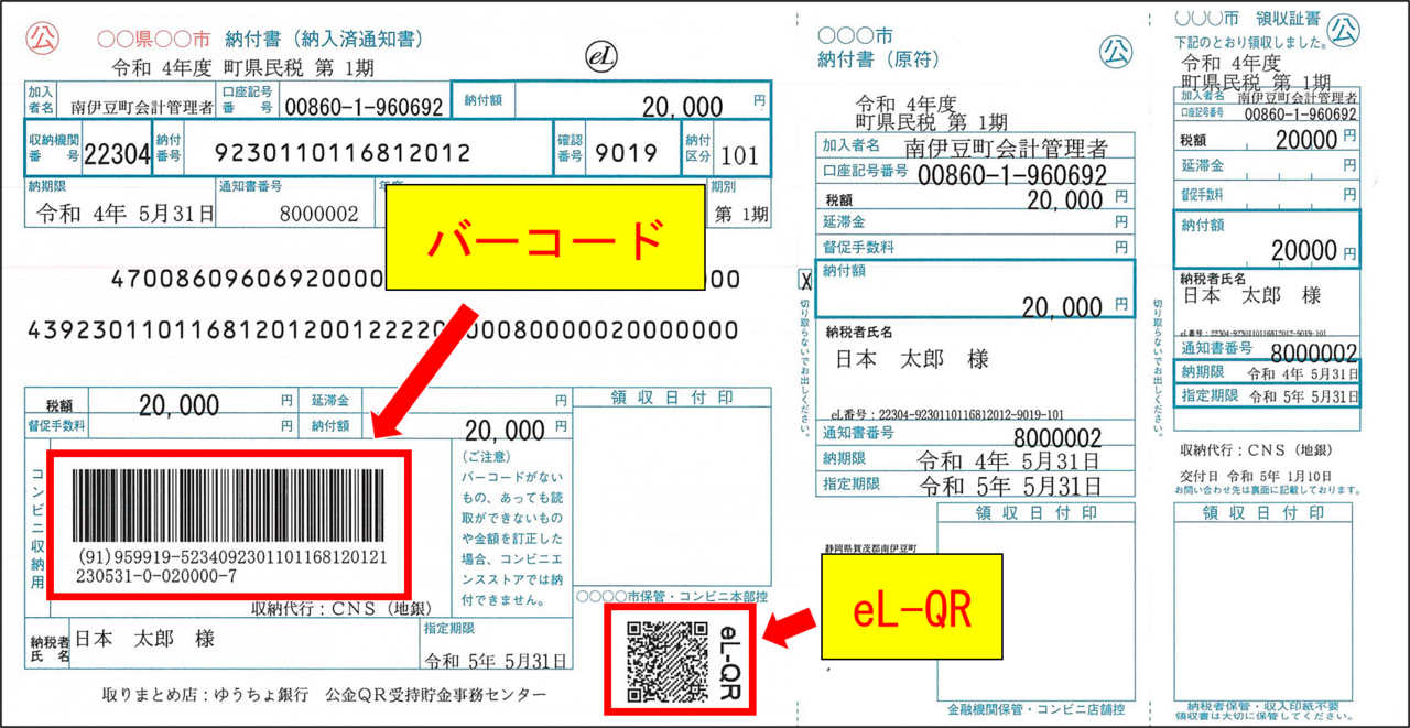 納付書イメージ